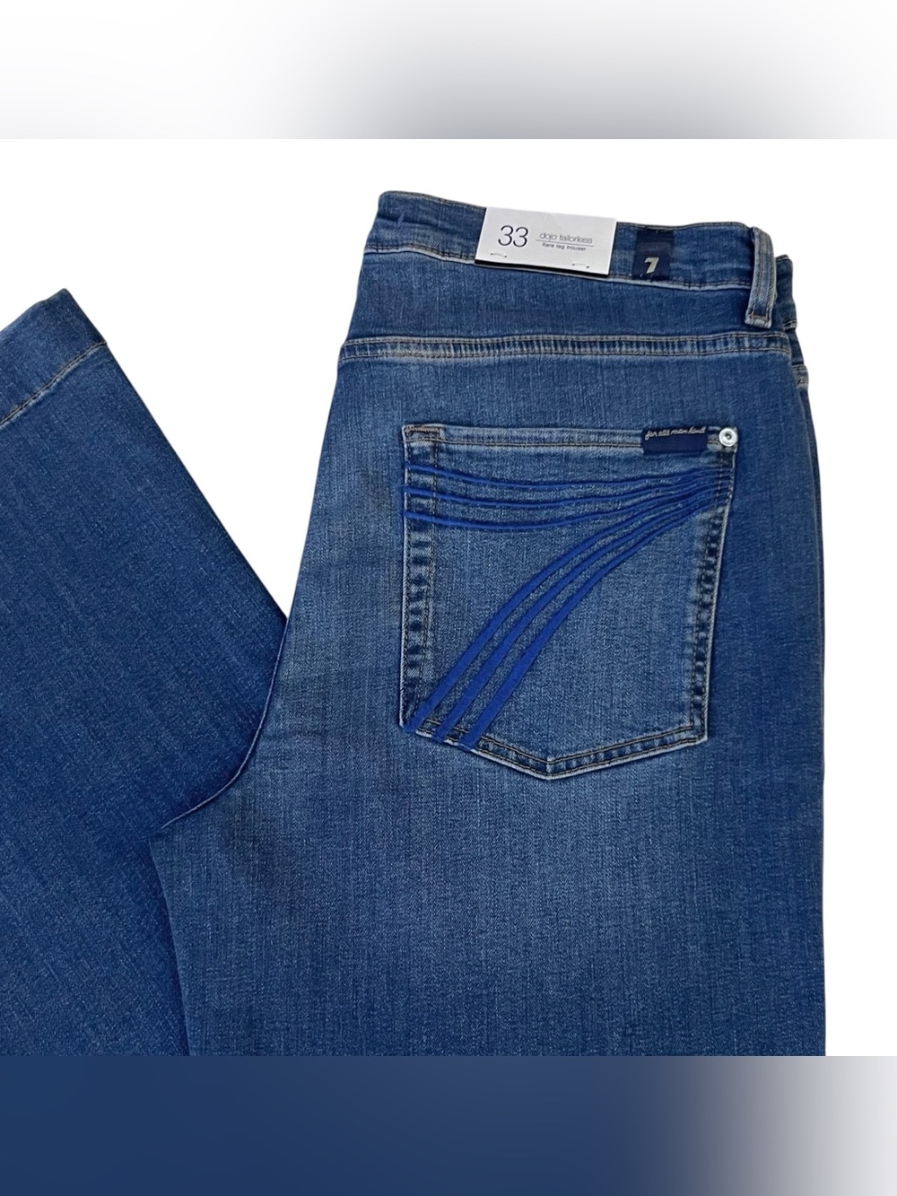 7 For All Mankind Dojo Tailorless, Size 33, NWT